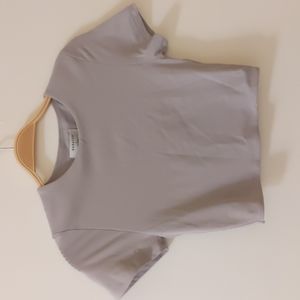 Aritzia babaton contour cropped t shirt gray S